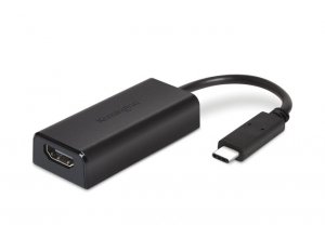 Adapetr Kensington CV4000H, z portu USB-C na HDMI 4K, czarny