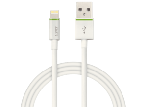 Kabel Leitz Complete ze złącza Lightning na USB, 1 m biały