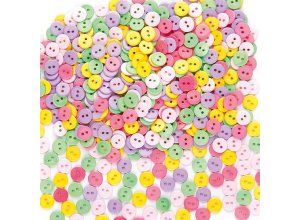 Kolorowe guziki mini Op. 250 szt.