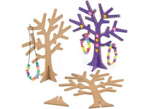 Drewniane drzewko na biżuterię Op. 2 szt.