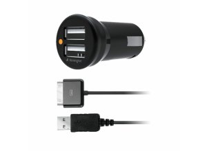Ładowarka samochodowa KENSINGTON Duo PowerBolt™ PowerBolt™ Duo Car Charger do iPhone, iPod i iPad Kensington PLAY IT!