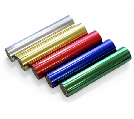 Metaliczna folia barwiąca w rolkach*