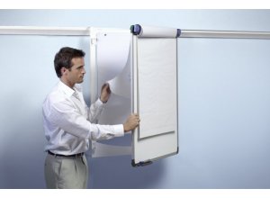 Uchwyt do flipchartu NOBO do systemu szynowego