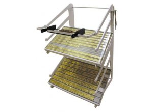 O.CONTAINER RACK 6C Stojak do składowania pojemników na czcionki