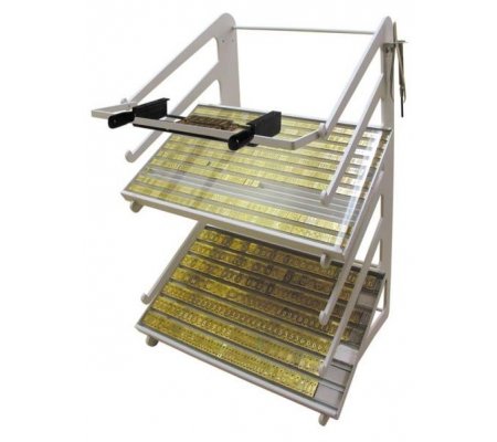 O.CONTAINER RACK 6C Stojak do składowania pojemników na czcionki