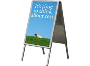 Stojak na plakaty firmy 2x3 A0 / A1 / A2 / B1 / B2