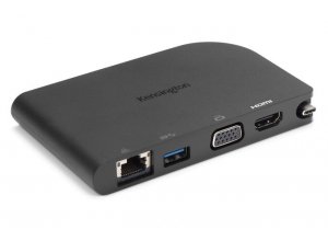 Przenośna stacja dokująca Kensington SD1500 USB-C, czarna