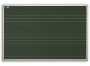 Tablica kredowa z nadrukiem w linie 2x3 Education Boards