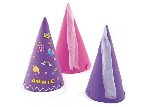 Piankowe czapki księżniczki Op. 4 szt.