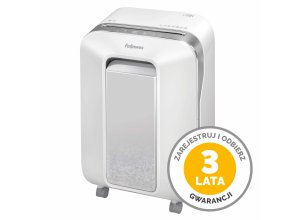 Niszczarka FELLOWES LX201 biała 