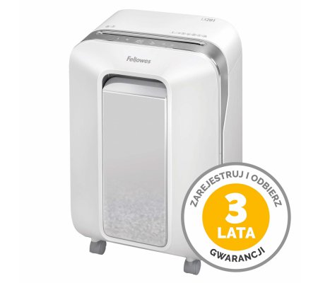 Niszczarka FELLOWES LX201 biała 
