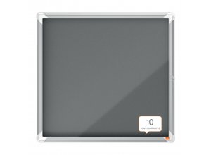 Gablota wewnętrzna NOBO tekstylna format 6xA4, 8xA4 lub 9xA4, szara