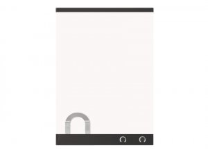 Tablica Quartet z klipsem i haczykami, 27,5 x 42,5 cm