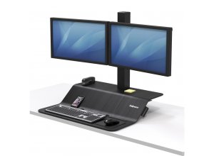 Stanowisko do pracy Sit-Stand Lotus™ VE na dwa monitory