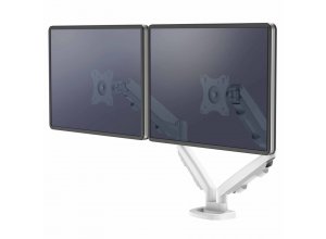 Ramię na 2 monitory Eppa™ - białe