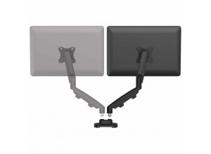 Zestaw ramion na 2 monitory Eppa™ - czarny