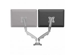 Zestaw ramion na 2 monitory Eppa™ - srebrny