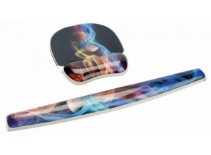 Fotograficzne podkładki żelowe FELLOWES Tęczowy dym