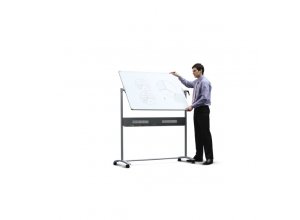 Tablica obrotowa magnetyczna / porcelanowa / tekstylna NOBO 120x90 cm