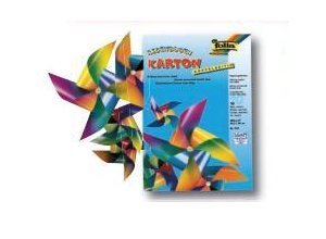 Tęczowy karton i dwustronna folia aluminiowa