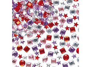 Samoprzylepne akrylowe klejnoty Op. 200 szt.