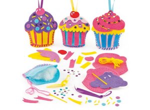 Babeczka – dekoracyjny zestaw do szycia Op. 3 szt.