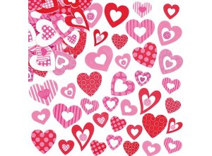 Serca - piankowe naklejki Op. 130 naklejek