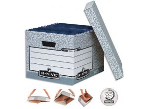Pudło na archiwa FastFold ze zdejmowanym wiekiem R-KIVE SYSTEM - FELLOWES