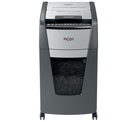 Niszczarka REXEL OPTIMUM AUTOFeed + 300M CASHBACK + Parownica ręczna TEFAL Pure Tex DT9531 GRATIS