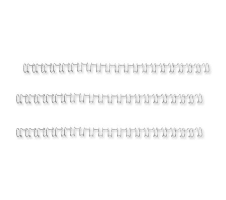 Grzbiety drutowe 21 pętli GBC MULTIBIND A4 op. 100 szt.