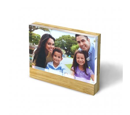 Panel bambusowy + Akrylowa obudowa magnetyczna 10×15 UNIBIND