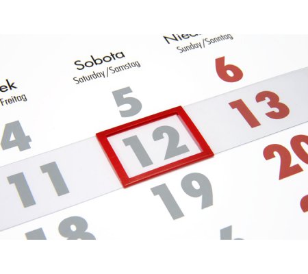 Okienka do kalendarzy zmontowane//