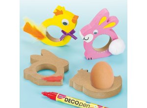 Drewniane kieliszki na jajka Op. 4 szt.