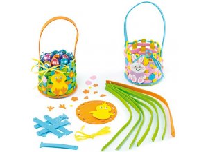 Koszyczek , piankowy zestaw do wyplatania Op. 2 zestawy