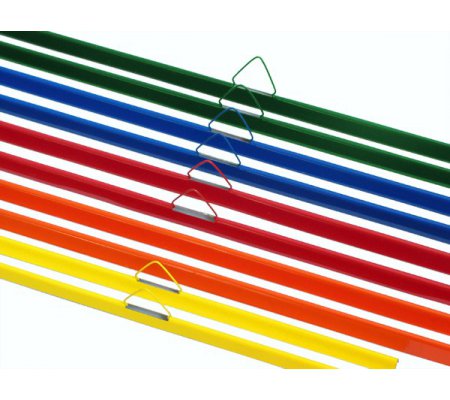 Listwy do oprawy kalendarzy i plakatów kolorowe z zawieszką 1000 kmpl.