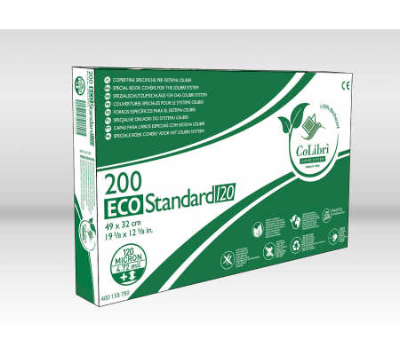 OKŁADKI COLIBRI ECO -STANDARD -120 mic.- PRZEJRZYSTE